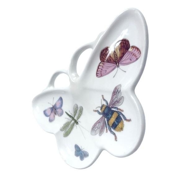 Portmeirion BOTANIC
GARDEN BUTTERFLIES & APPLE TEA
POT Spoon Rest/Holder - Picture 3 of 16